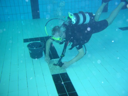 Hallenbad Fliesen erneuert